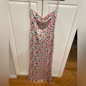 Floral long dress size L